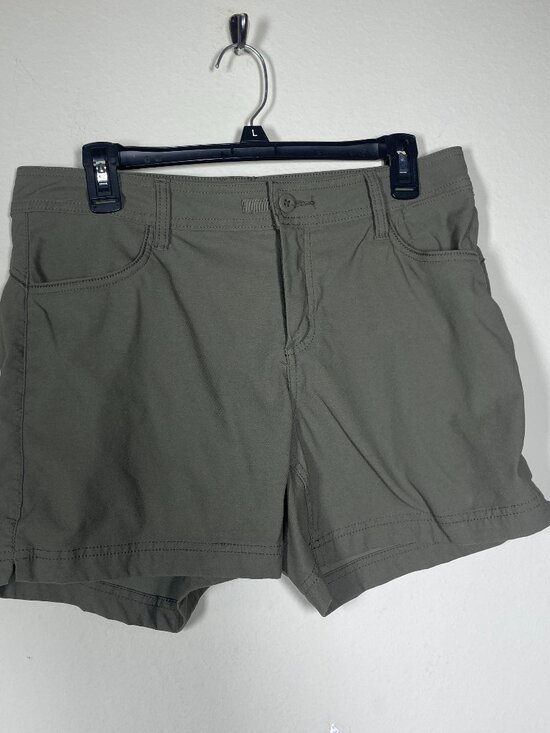 Prana Pants - Prana Women's Standard Fit Women's Army Green Shorts Size: 10
